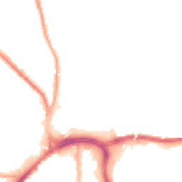 Night-time road noise heatmap for BL8 1AA