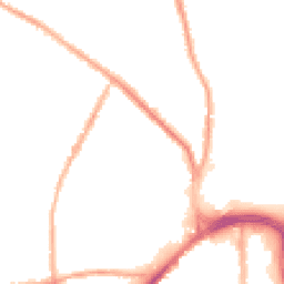 Night-time road noise heatmap for BL8 1AB