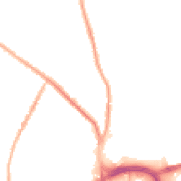 Night-time road noise heatmap for BL8 1AH