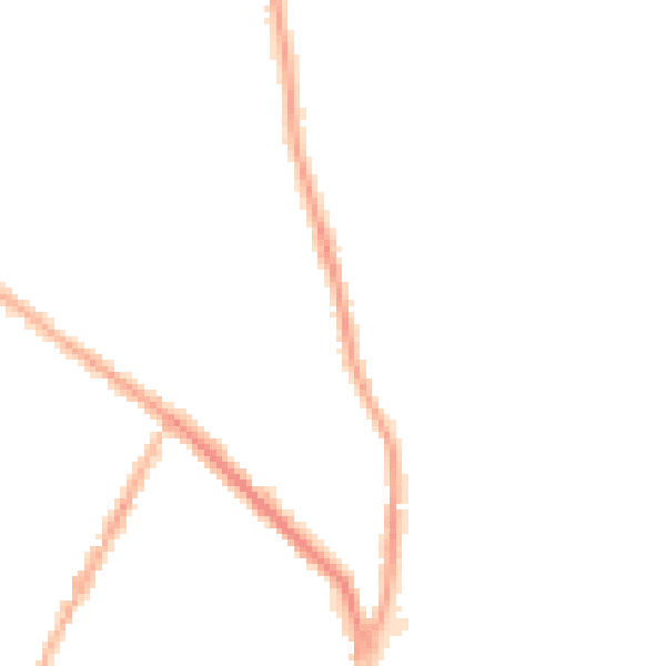 Night-time road noise heatmap for BL8 1BA