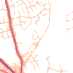 Daytime road noise heatmap for BL8 1BR