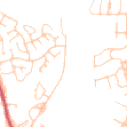 Daytime road noise heatmap for BL8 1BS