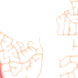 Daytime road noise heatmap for BL8 1BU
