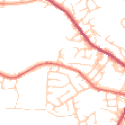 Daytime road noise heatmap for BL8 1DQ