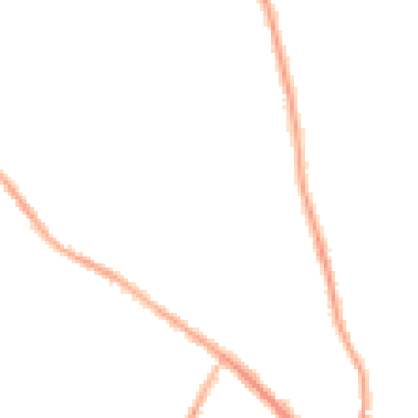 Night-time road noise heatmap for BL8 1DS