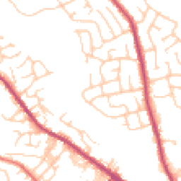 Daytime road noise heatmap for BL8 1DY