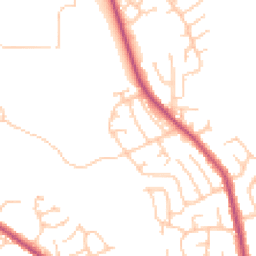 Daytime road noise heatmap for BL8 1HF