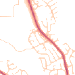 Daytime road noise heatmap for BL8 1JE