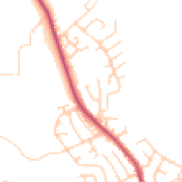 Daytime road noise heatmap for BL8 1JL