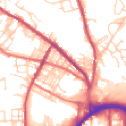 Daytime road noise heatmap for BL8 1LQ