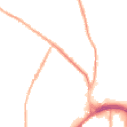 Night-time road noise heatmap for BL8 1LQ