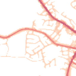 Daytime road noise heatmap for BL8 1QY