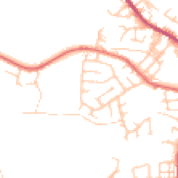Daytime road noise heatmap for BL8 1RA