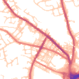 Daytime road noise heatmap for BL8 1RZ