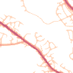 Daytime road noise heatmap for BL8 1UA