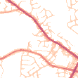 Daytime road noise heatmap for BL8 1UN