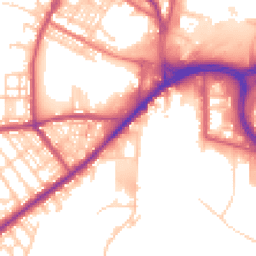 Daytime road noise heatmap for BL8 2AT