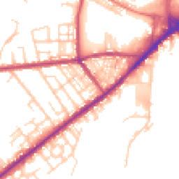 Daytime road noise heatmap for BL8 2PT