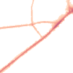 Night-time road noise heatmap for BL8 2PT