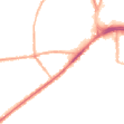 Night-time road noise heatmap for BL8 2QQ