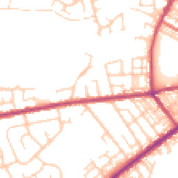 Daytime road noise heatmap for BL8 2SG
