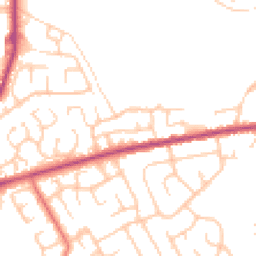 Daytime road noise heatmap for BL8 2UF