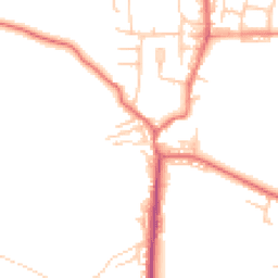 Daytime road noise heatmap for BL8 3BB