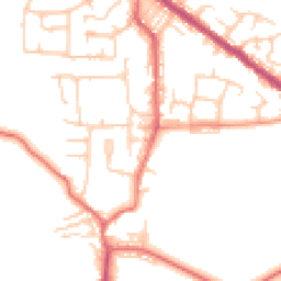 Daytime road noise heatmap for BL8 3BT