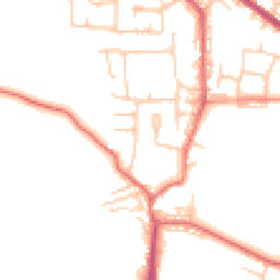 Daytime road noise heatmap for BL8 3DB