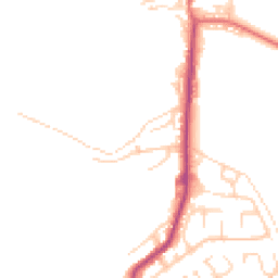 Daytime road noise heatmap for BL8 3DL