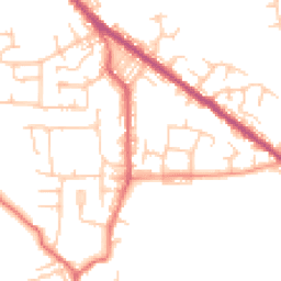 Daytime road noise heatmap for BL8 3GF