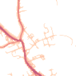 Daytime road noise heatmap for BL8 3GN