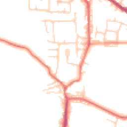 Daytime road noise heatmap for BL8 3GP