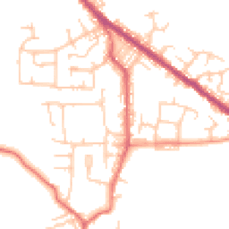 Daytime road noise heatmap for BL8 3HQ