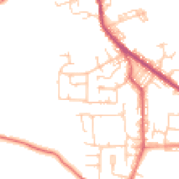 Daytime road noise heatmap for BL8 3HS