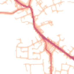 Daytime road noise heatmap for BL8 3JA