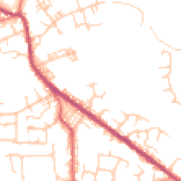 Daytime road noise heatmap for BL8 3LD