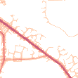 Daytime road noise heatmap for BL8 3LF