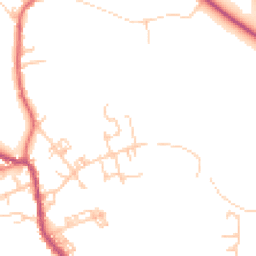 Daytime road noise heatmap for BL8 3NF