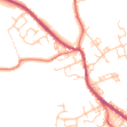 Daytime road noise heatmap for BL8 3NT