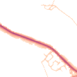 Daytime road noise heatmap for BL8 3QH