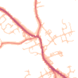 Daytime road noise heatmap for BL8 4AD