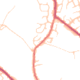 Daytime road noise heatmap for BL8 4BE