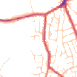 Daytime road noise heatmap for BL8 4HN