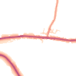 Daytime road noise heatmap for BL8 4HW