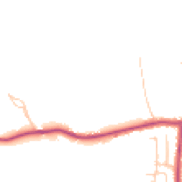 Daytime road noise heatmap for BL8 4HX
