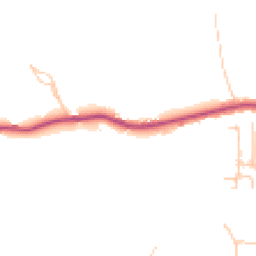 Daytime road noise heatmap for BL8 4JB