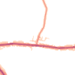 Daytime road noise heatmap for BL8 4JZ