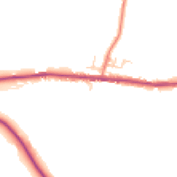 Daytime road noise heatmap for BL8 4LJ