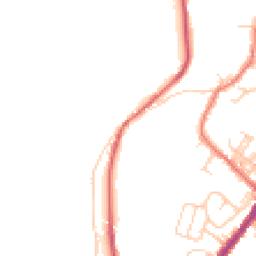 Daytime road noise heatmap for BL8 4NA